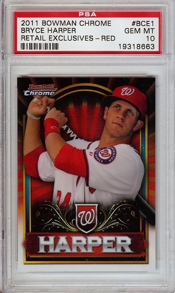 PSA Set Registry Showcase: Bryce Harper rookie cards